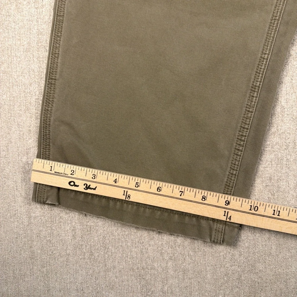 Vtg Dockers Khakis Carpenter Pants‎ Mens 38 X 32 Olive Utility Canvas Belt Loop